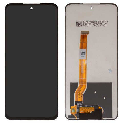 LCD Compatible With Realme C67 4G Black Without Frame Original PRC