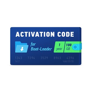 Активаційний код Boot Loader 2.0 1 рік, 100 ГБ 