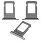 Тримач SIM-карти для iPhone XS Max, сріблястий, single sim