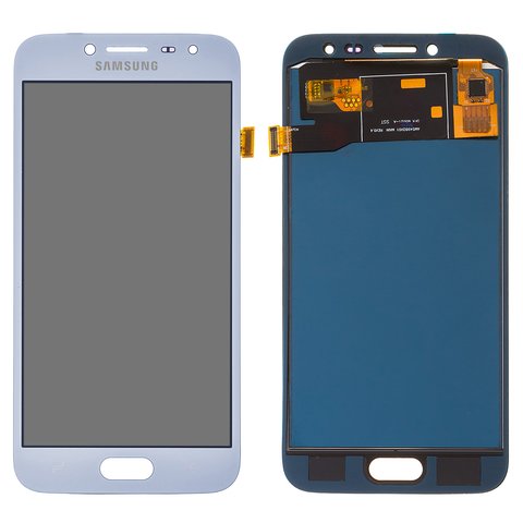 Дисплей для Samsung J250 Galaxy J2 2018 , J250 Galaxy J2 Pro 2018 , голубой, с регулировкой яркости, Best copy, без рамки, Сopy, TFT 