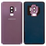 Задняя панель корпуса для Samsung G965F Galaxy S9 Plus, фиолетовая, со стеклом камеры, полная, Original (PRC), lilac purple