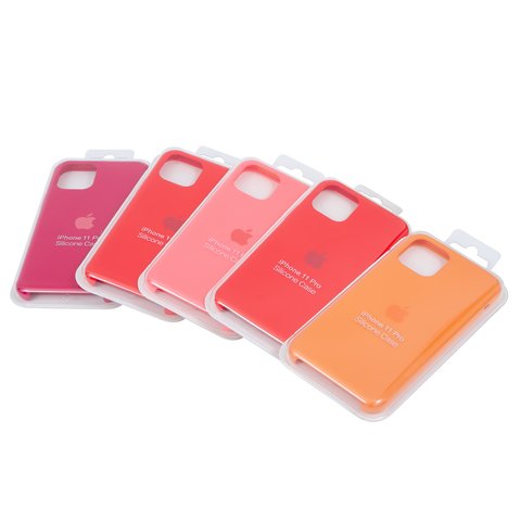 Чехол для Apple iPhone 11 Pro Max, оранжевый, Original Soft Case, силикон, papaya 49 
