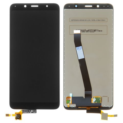 Дисплей для Xiaomi Redmi 7A, черный, без рамки, Оригинал переклеено стекло , MZB7995IN, M1903C3EG, M1903C3EH, M1903C3EI