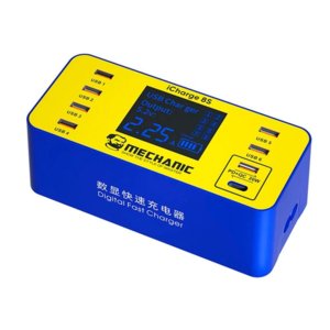 Сетевое зарядное устройство Mechanic iCharge 8S, 40 Вт, Quick Charge, Power Delivery PD , 8 портов