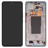 Дисплей для Xiaomi 12T, 12T Pro, синий, с рамкой, Original (PRC), 22081212UG, 22081212G, 22071212AG
