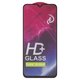 Защитное стекло All Spares для Samsung A405 Galaxy A40, совместимо с чехлом, Full Glue, черный, cлой клея нанесен по всей поверхности