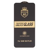 Защитное стекло ESD 6D для Samsung S926 Galaxy S24 Plus, S936 Galaxy S25 Plus, совместимо с чехлом, Full Glue, Anti-Static, (без упаковки), черный