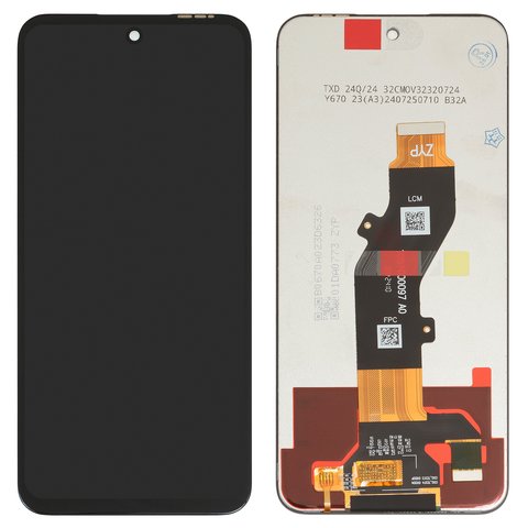 Дисплей для Tecno Pop 9 4G, Spark Go 2025 , Spark Go 1 KL4 , чорний, без рамки, Original PRC , TXDI670QBAPX 23