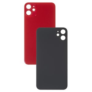 Panel trasero de carcasa puede usarse con iPhone 11, roja, es necesario desmontar la cámara, small hole