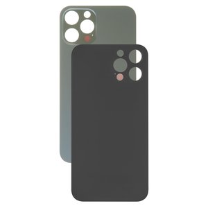 Задняя панель корпуса для iPhone 12 Pro Max, серая, нужно снять стекло камеры, small hole, graphite