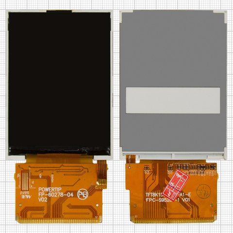 LCD compatible with China Nokia E71 TV, E72 TV, N95 ; Anycool T818, without frame, 70*50 , 37 pin  #TFT8K1556FPC A1 E S0240320TG8GFALW FPC Ver0 FP 60278 04 FPC S07086 A FPC S95261 1 V01 SW DTM0132FPC A1 Z28007S00 A KFM529HQ1 1A 13 TF2805T(A 
