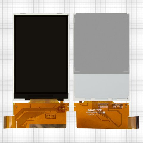 Pantalla LCD puede usarse con Fly IQ245, IQ245+, IQ430 Evoke, sin marco, 39 pin, #TFT8K7358FPC B3 E N401 B09000 010