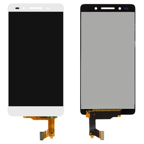 Pantalla LCD puede usarse con Huawei Honor 7, blanco, sin marco, Original PRC , PLK L01