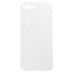 Case compatible with Apple iPhone 7 Plus, iPhone 8 Plus, (transparent, silicone)
