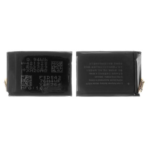 Batería A1579 puede usarse con Watch 42mm, Li Polymer, 3.78 V, 246 mAh, PRC