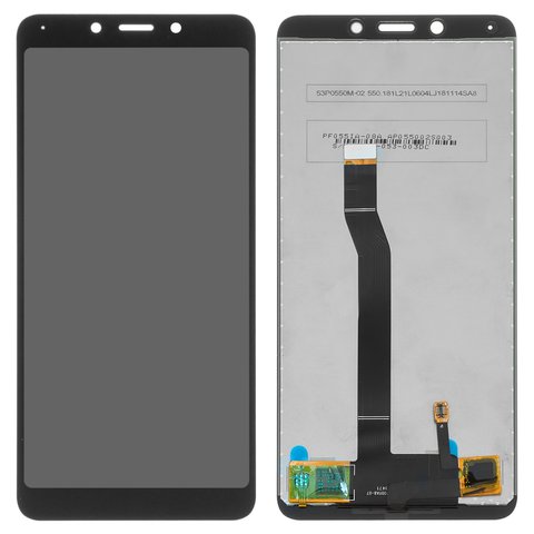 LCD compatible with Xiaomi Redmi 6, Redmi 6A, black, without frame, original change glass  , glued touchscreen, M1804C3DG, M1804C3DH, M1804C3DI, M1804C3CG, M1804C3CH, M1804C3CI 