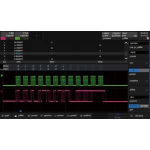 Opción de software para disparo y decodificación I2S SIGLENT SDS 5000X I2S