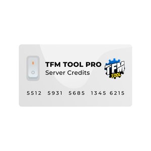 Créditos del servidor TFM Tool Pro