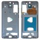 Housing Middle Part compatible with Samsung G980 Galaxy S20, G981 Galaxy S20 5G, (dark blue, LCD binding frame, cloud blue)