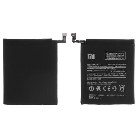 Аккумулятор BN31 для Xiaomi Mi A1, Redmi Note 5A, Li Polymer, 3,85 B, 3080 мАч, Сopy