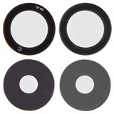 Vidrio de cámara puede usarse con Samsung A035F Galaxy A03, negro, sin marco, juego de 2 uds.