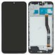 Pantalla LCD puede usarse con Samsung M205 Galaxy M20, negro, con marco, original (vidrio reemplazado)