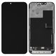 LCD compatible with iPhone 13 Pro, (black, with frame, change glass)