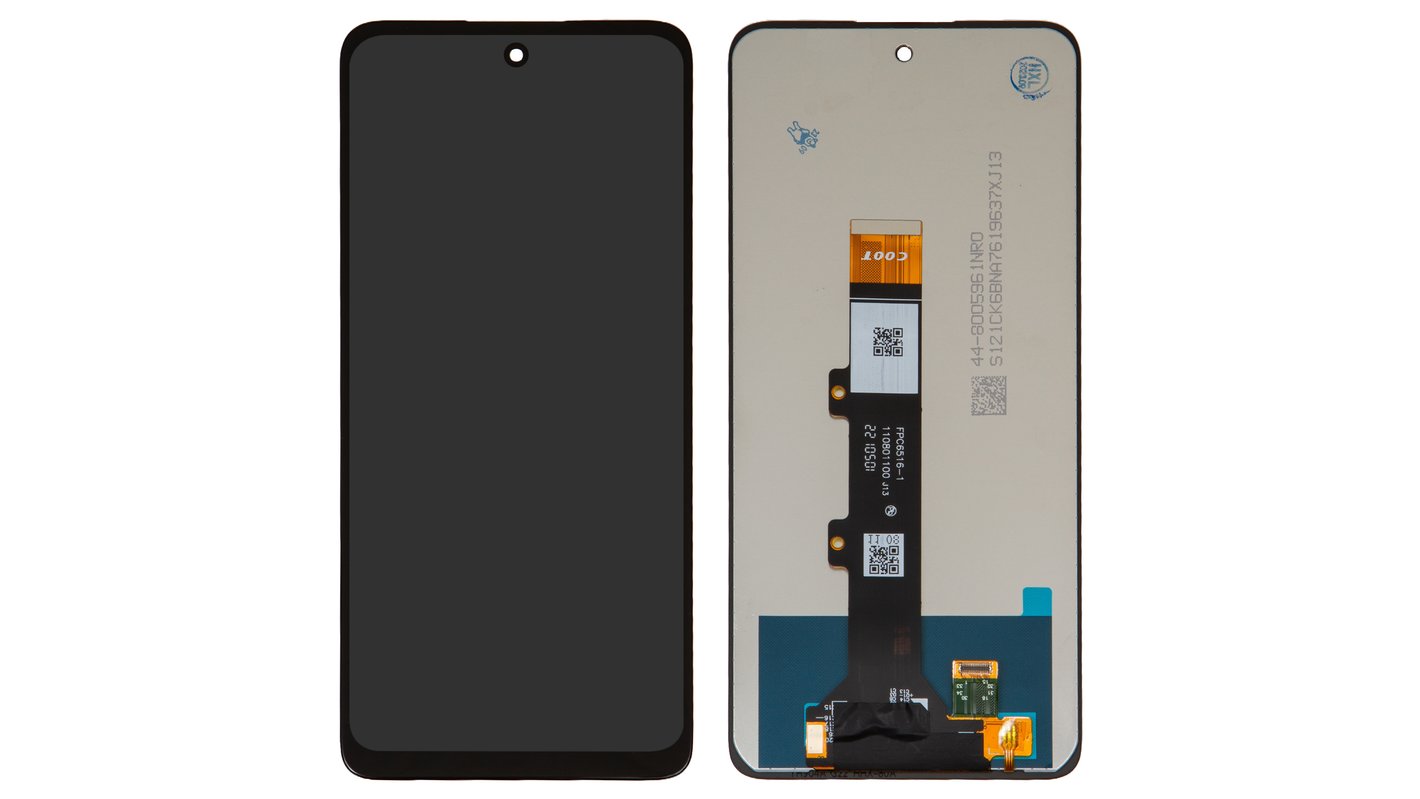 LCD compatible with Motorola Moto E32, Moto E32s, (black, without