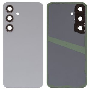 Housing Back Cover compatible with Samsung S921 Galaxy S24, gray, with camera lens, marble grey 