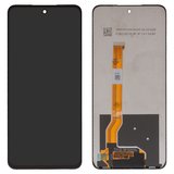 LCD compatible with Realme 12 5G (RMX3999), (black, without frame, Original (PRC), RMX3999)