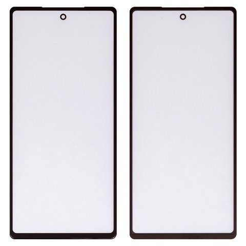 Housing Glass compatible with Google Pixel 6a, with OCA film, black 