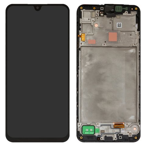 Pantalla LCD puede usarse con Samsung A165 Galaxy A16, negro, con marco, original vidrio reemplazado 
