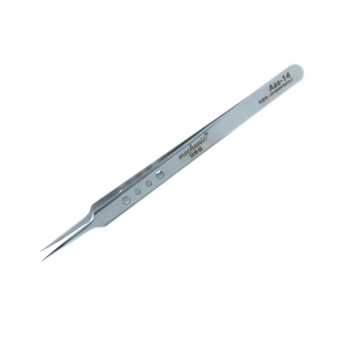 Mounting Tweezers Mechanic Aas 14, straight, 160 mm 