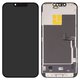 Pantalla LCD Wextom puede usarse con iPhone 13 Pro, negro, con marco, HC, sin error, (OLED) soft, Diagnosable, 120Hz