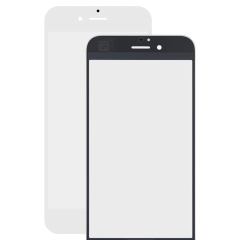 Housing Glass compatible with iPhone 6, Original, white 