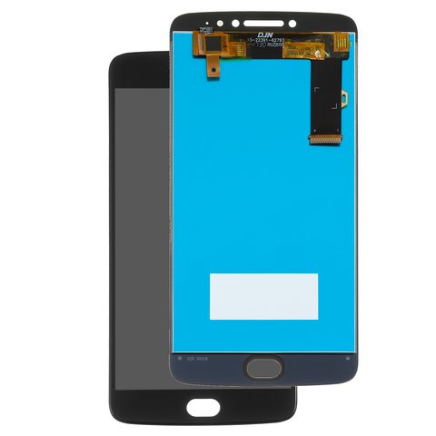 LCD compatible with Motorola XT1771 Moto E4 Plus, black, without frame, Copy 
