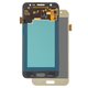 LCD compatible with Samsung J500 Galaxy J5, (golden, without frame, original (change glass) )