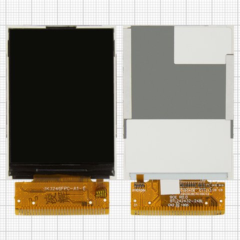 LCD compatible with ZTE I799, R516, S300, U208, U215, U230, U236, U281, without frame  #TFT8K3246FPC A1 E BTL242432 248L