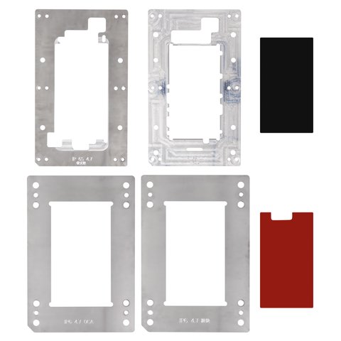 LCD Module Mould compatible with Apple iPhone 6S, for OCA film gluing,  to glue glass in a frame, set, YMJ 3 01 