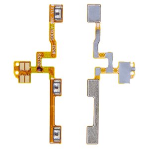 Шлейф для Xiaomi Redmi Note 9 Pro, Redmi Note 9S, кнопок звука, кнопки включения, Сopy, M2003J6B2G, M2003J6A1G