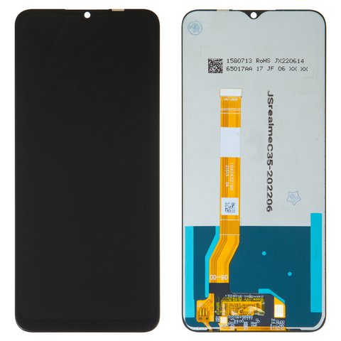 LCD compatible with Realme C35, black, without frame, High Copy, RMX3511, 1540432190 