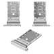 SIM Card Holder compatible with Samsung S911 Galaxy S23, S916 Galaxy S23 Plus, S918 Galaxy S23 Ultra, (silver, Lime, sky blue)