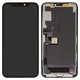 LCD compatible with iPhone 11 Pro, (black, with frame, HC, without IC, (OLED), GW OEM hard)