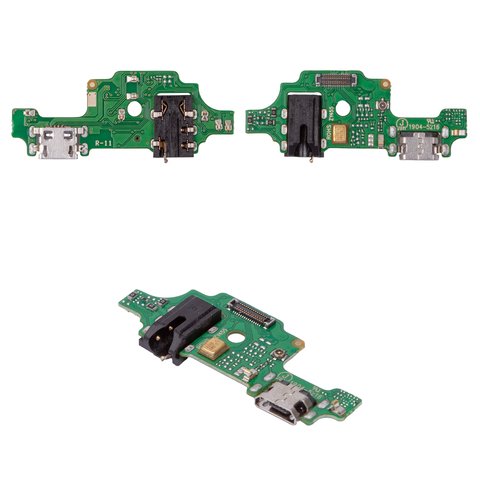 Flat Cable compatible with Tecno Spark 4, headphone connector, charge connector, with microphone, Copy, charging board 