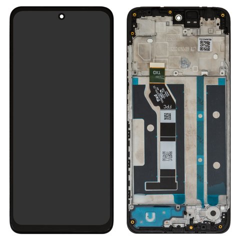 Дисплей для Motorola Moto E15, Moto G05, Moto G15, черный, с рамкой, High Copy, TXDI670EDCPX 22