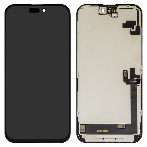 Дисплей для iPhone 16 Plus, черный, с рамкой, AAA, TFT , ZY, LTPS HD+