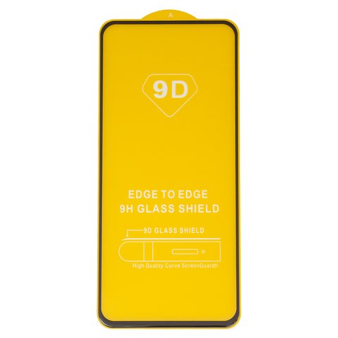 Защитное стекло для Realme 13 Plus, совместимо с чехлом, Full Glue, без упаковки , черный