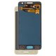 Pantalla LCD puede usarse con Samsung A300 Galaxy A3, dorado, sin ajuste de brillo, sin marco, Copy, (TFT)