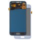 Pantalla LCD puede usarse con Samsung J250 Galaxy J2 (2018), J250 Galaxy J2 Pro (2018), azul claro, con ajuste de brillo, Best copy, sin marco, Copy, (TFT)