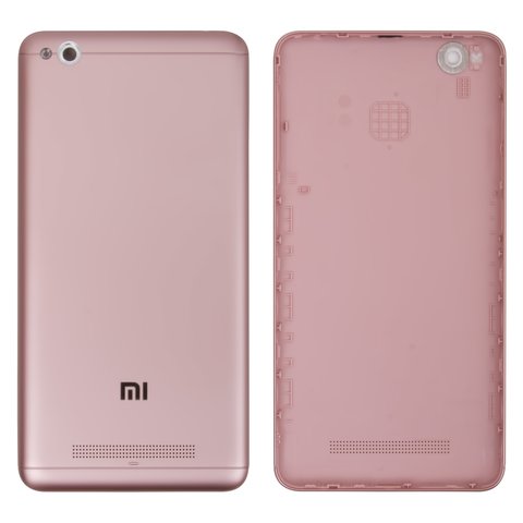 Panel trasero de carcasa puede usarse con Xiaomi Redmi 4A, rosada, con botones laterales, 2016117